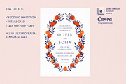 Orange Grove Wedding Invite Bundle, an Invitation Template by Wedding Whippet (Thumbnail 4 of 8)
