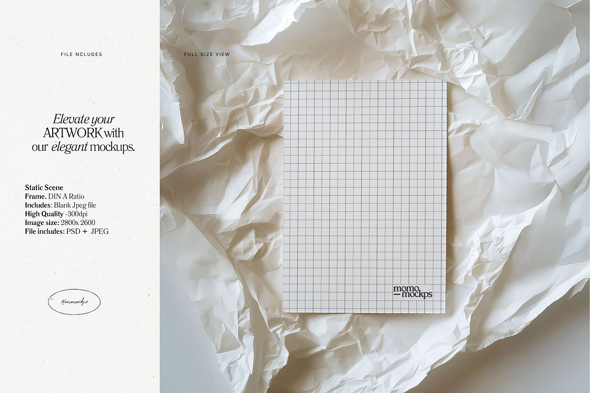 Paper Poster Card Mockup | PSD, a Household Mockup by momomockps (Photo 6 of 12)