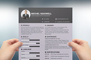Clean Resume/CV design Template, a Resume Template by designvillage (Thumbnail 13 of 13)