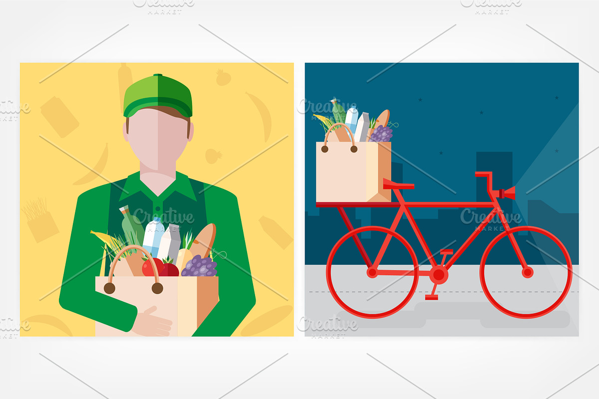 Set on delivery food, a Food Illustration by Good Studio (Photo 2 of 3)