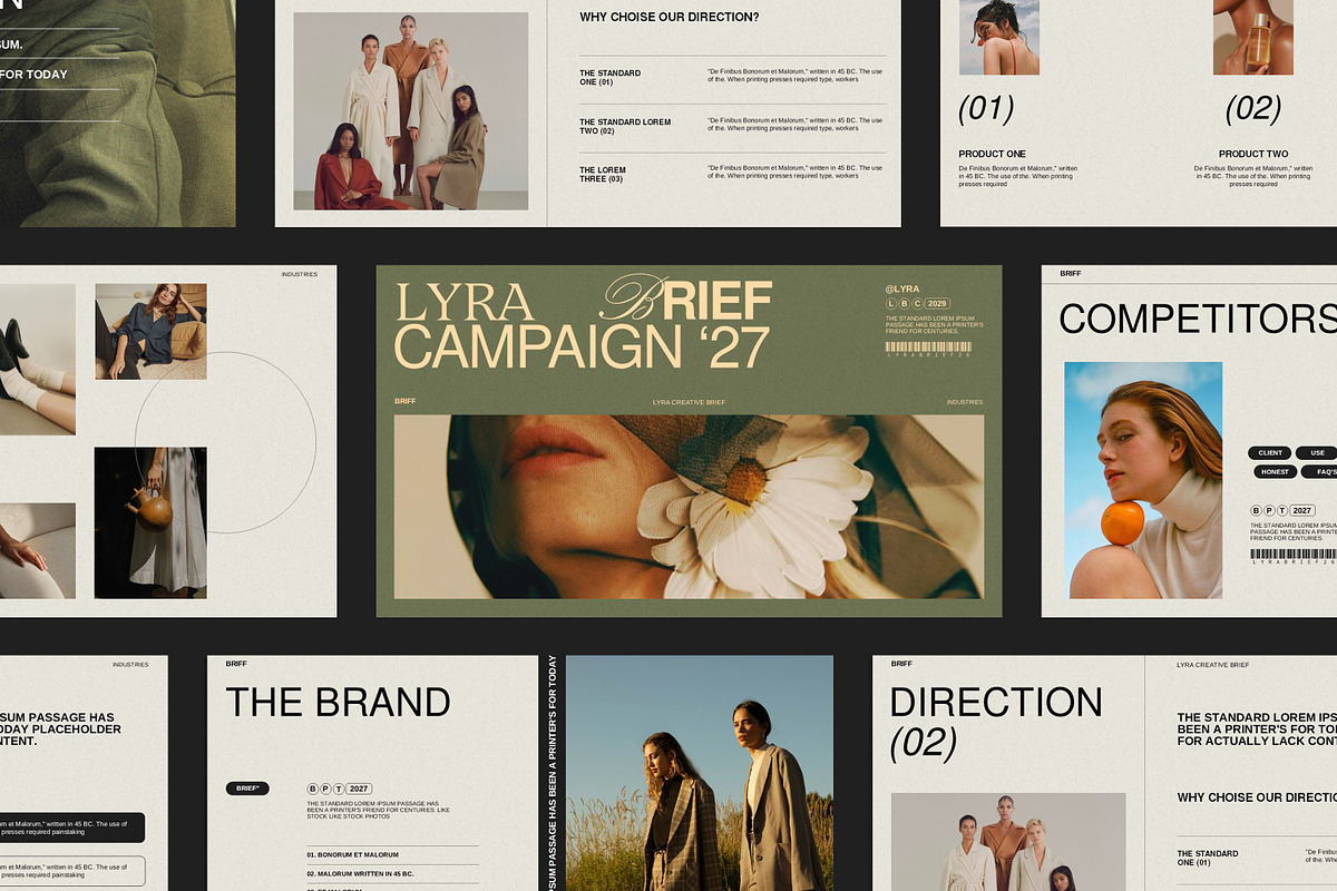 Lyra | Creative Brief, a Presentation Template by slidestock55 (Photo 4 of 12)