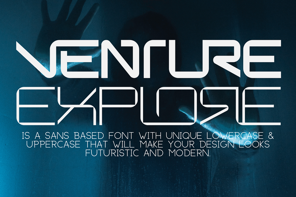 Venture Explore Font, a Sans Serif Font by 177Studio (Photo 1 of 8)