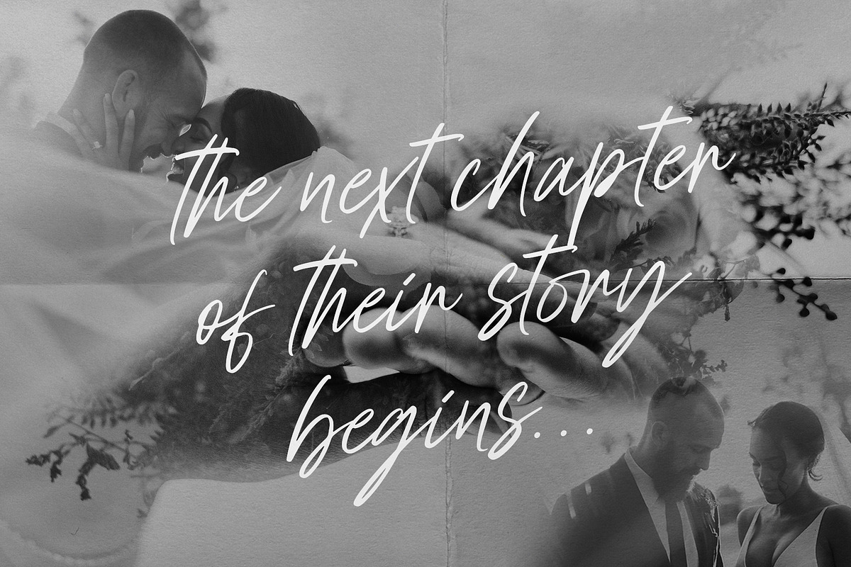Glam Story | Script, a Script Font by ARSAVISUAL (Photo 6 of 14)