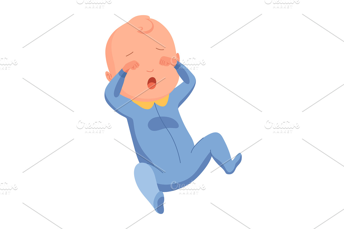 New born baby. Toddler with gentle, an Object Illustration by the8monkey