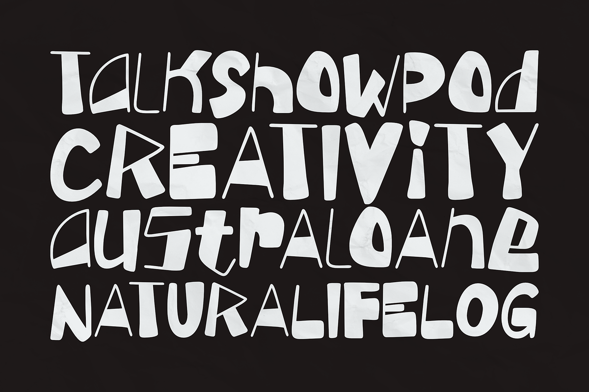 Randomly, a Sans Serif Font by ahweproject (Photo 4 of 9)