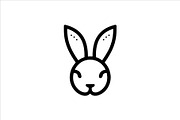 Set of Rabbit line art logo design, a Branding & Logo Template by Vectorium Studio (Thumbnail 3 of 6)