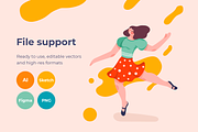 Energetic Illustration Series 1, a Person Illustration by Somewan draws (Thumbnail 2 of 6)