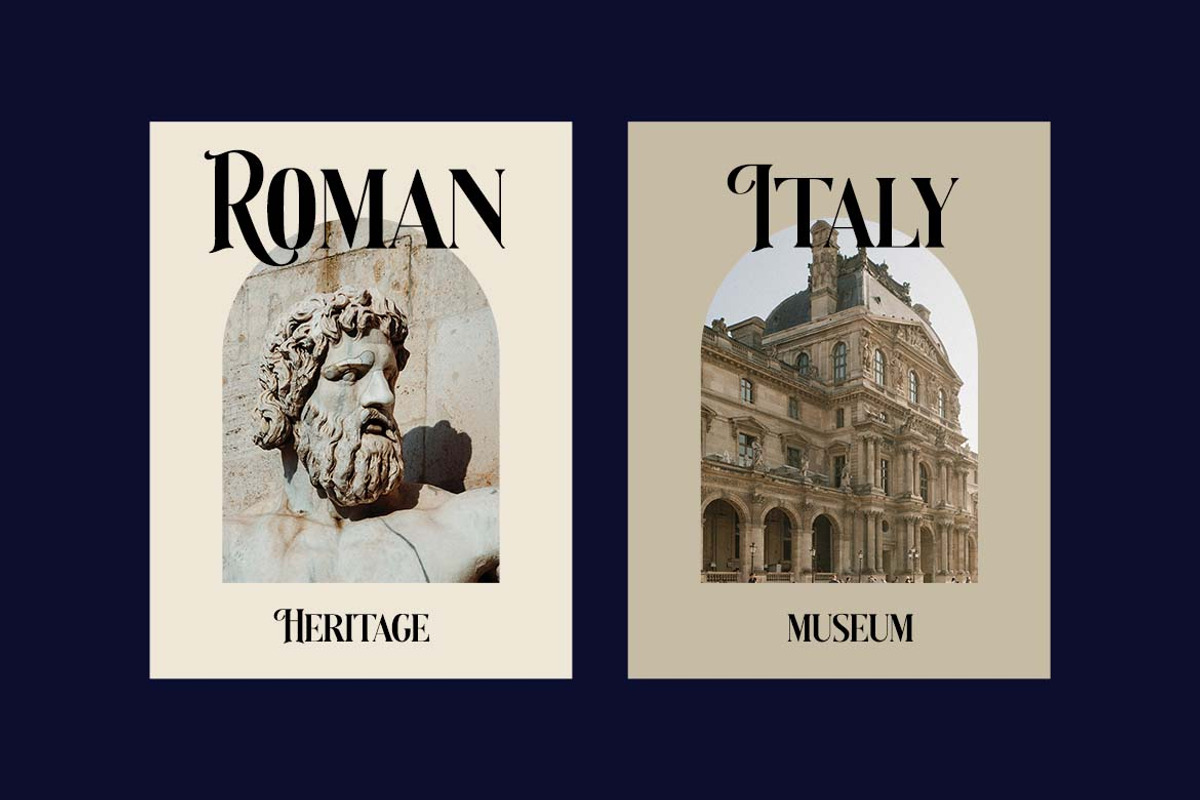 Monarch Paradox Vintage Serif Font, a Serif Font by UICreative (Photo 3 of 13)