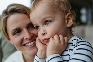 Beautiful mother spendig time with, a Person Photo by HalfPoint