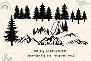 Camping logo SVG, Camping SVG Bundle, an Object Illustration by Cheerful World (Thumbnail 2 of 3)