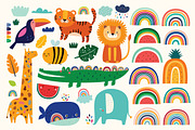 AUTUMN ABSTRACT BUNDLE, an Animal Illustration by MoleskoStudio (Thumbnail 5 of 9)