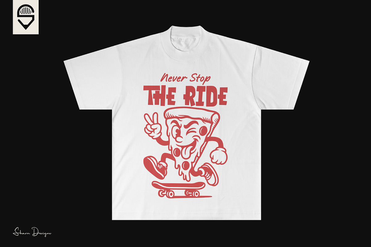 Never stop the ride, T-shirt, a Sport Illustration by shaondesigns (Photo 2 of 7)