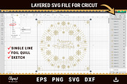 Single Line Christmas Foil Quill SVG, an Object Graphic by ClipartMuchLove (Thumbnail 2 of 6)