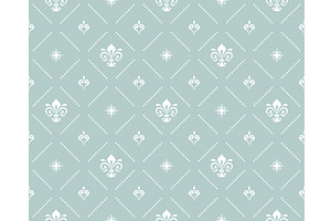 Seamless Pattern With Few Royal