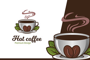 Vintage Coffee Bean Logo Design