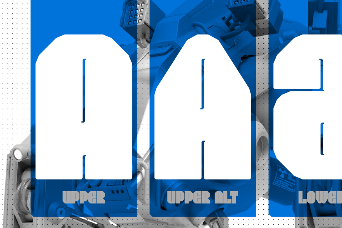 BATT13M3CH, a Font by Alex-Banks Type (Photo 2 of 5)