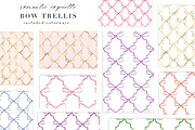 Coquette Bow Trellis Pattern Repeat, a Pattern Graphic by Essem Creatives (Thumbnail 3 of 5)