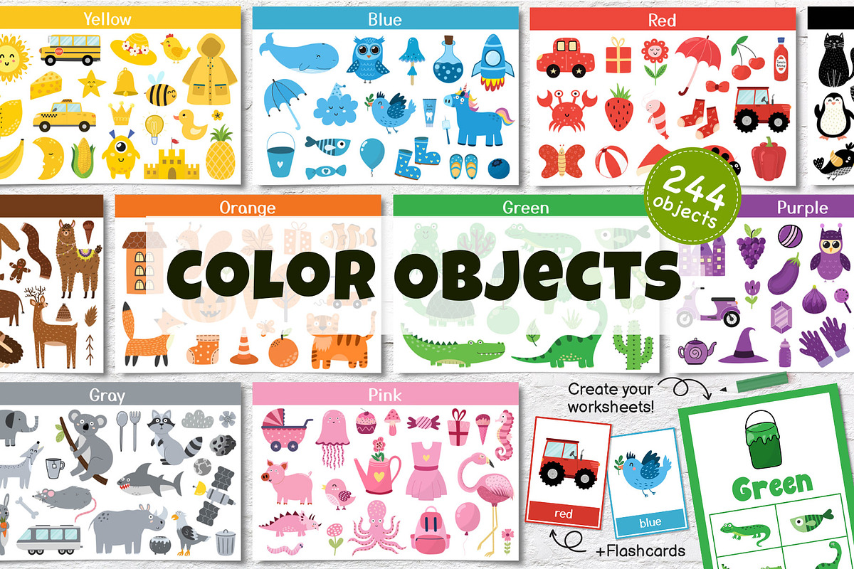 Kids Clipart Mega Bundle, an Education Illustration by Gulnara Sabirova (Photo 4 of 23)