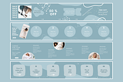 Blue Instagram Carousel Templates, a Social Media Template by SunshineStudioBoutique (Thumbnail 5 of 9)