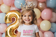 Retro Birthday - Display Font Types, a Sans Serif Font by KiddoGlyphs Studio (Thumbnail 3 of 5)