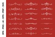 Dividers and Text Separators Set, a Decorative Illustration by nandinigraphics (Thumbnail 2 of 3)