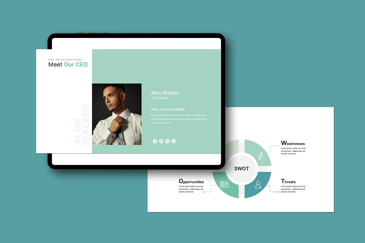 Business Strategy PowerPoint, a Presentation Template by CreativeSlides (Photo 2 of 10)