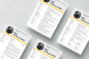 Modern Resume Template | Word, Canva, a Resume Template by Occy Design (Thumbnail 3 of 4)
