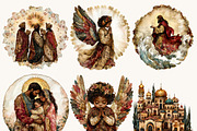 Watercolor Nativity Scene Clipart, a Person Illustration by Design Scotch (Thumbnail 5 of 8)