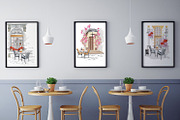 Beautiful cafe windows., a Background Graphic by Laifalight (Thumbnail 3 of 4)
