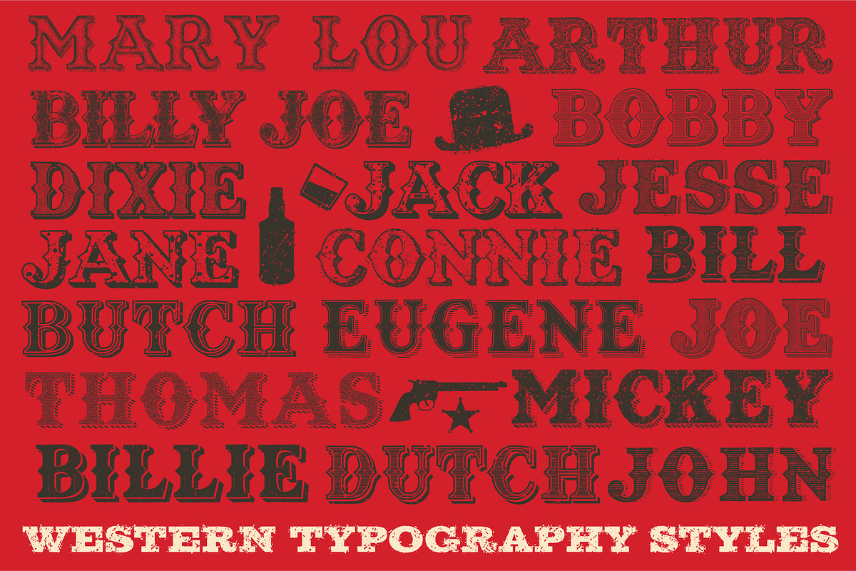 Western Typography Saloon preview 8