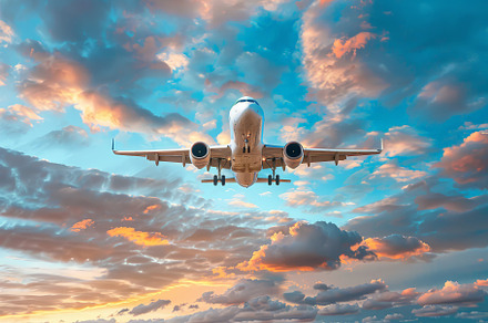 Flying and traveling, view from airp, a Background Photo by Pixeness