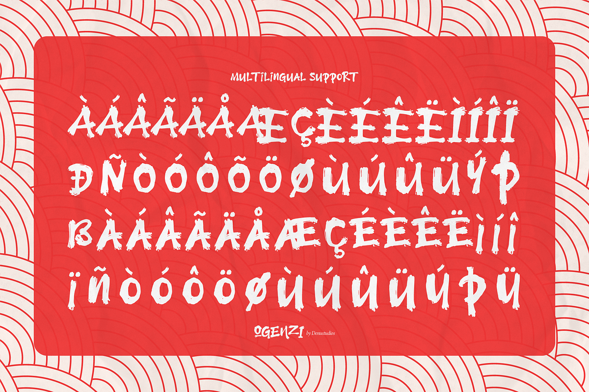 Ogenzi | Hand Drawn Japanese, a Handwritten Font by Denustudios (Photo 11 of 12)