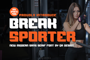 Break Sporter Font