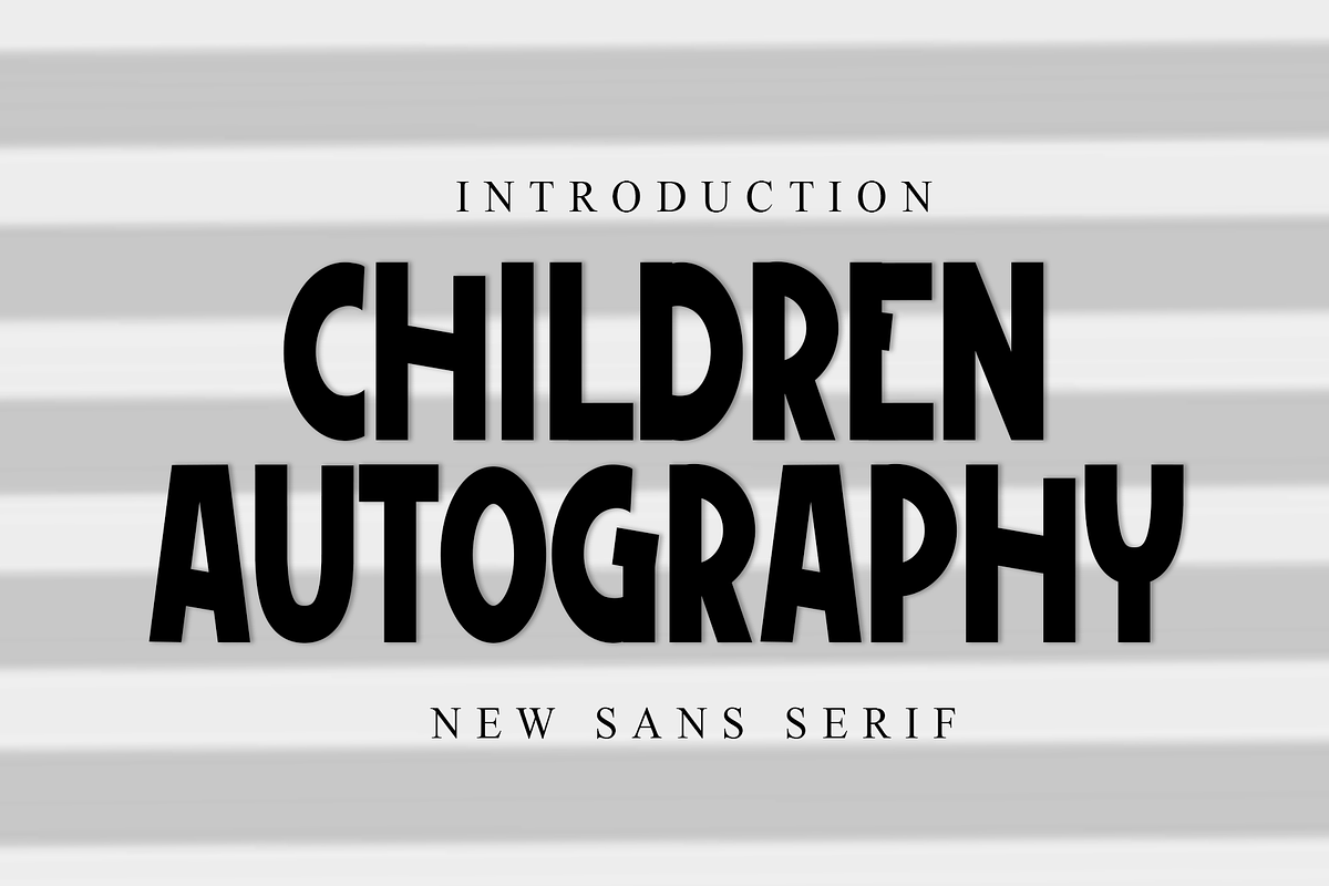 Children Autography, a Script Font by InermediaSTUDIO (Photo 1 of 8)