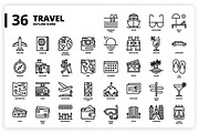 3,600 Icons x3 Styles, an Outline Icon by monkik (Thumbnail 281 of 299)