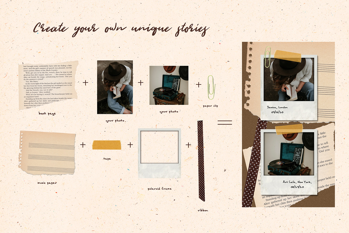Vintage Instagram Stories, a Social Media Template by Scarlet Heath Art (Photo 3 of 7)
