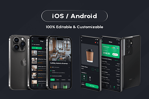 Coffee Shop App UI Kit