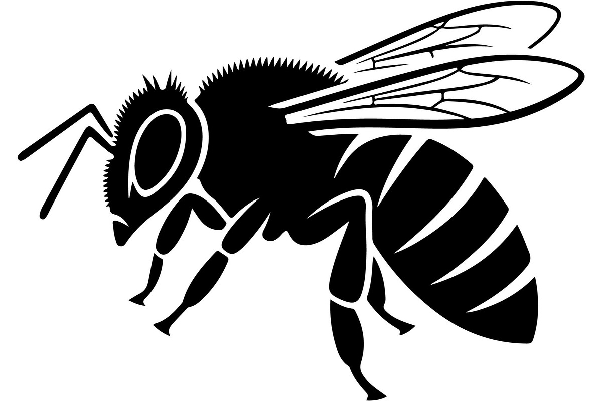 Bee Silhouette Bundle, a Background Graphic by Creativeshirt (Photo 2 of 18)