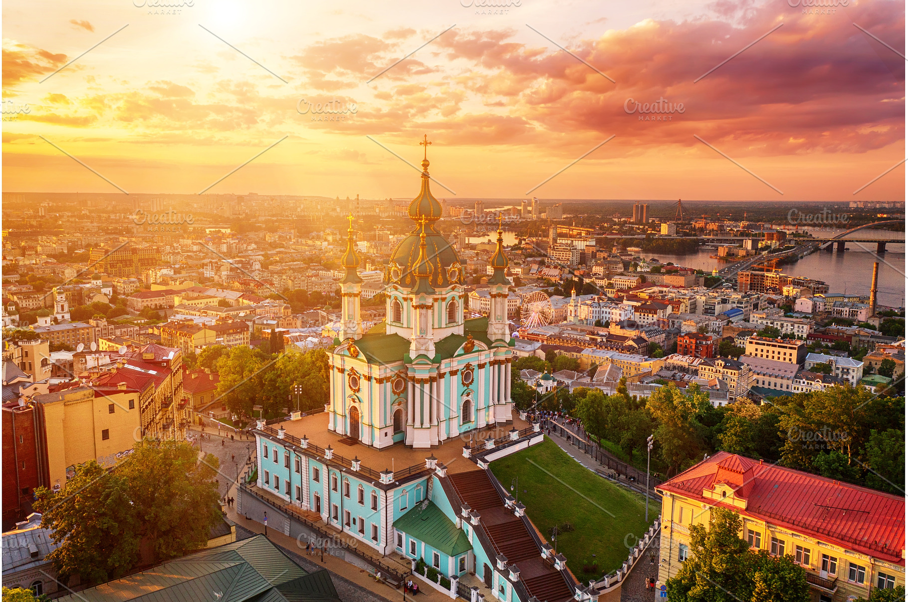 St Andrew's Church in Kyiv, an Architecture Photo by Nature and travel