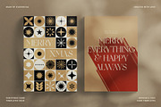 Modern Christmas Card Templates, a Print Template by SilverStag Type Foundry (Thumbnail 2 of 11)