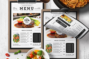 Restaurant Food Menu, a Flyer Template by Creativestoree