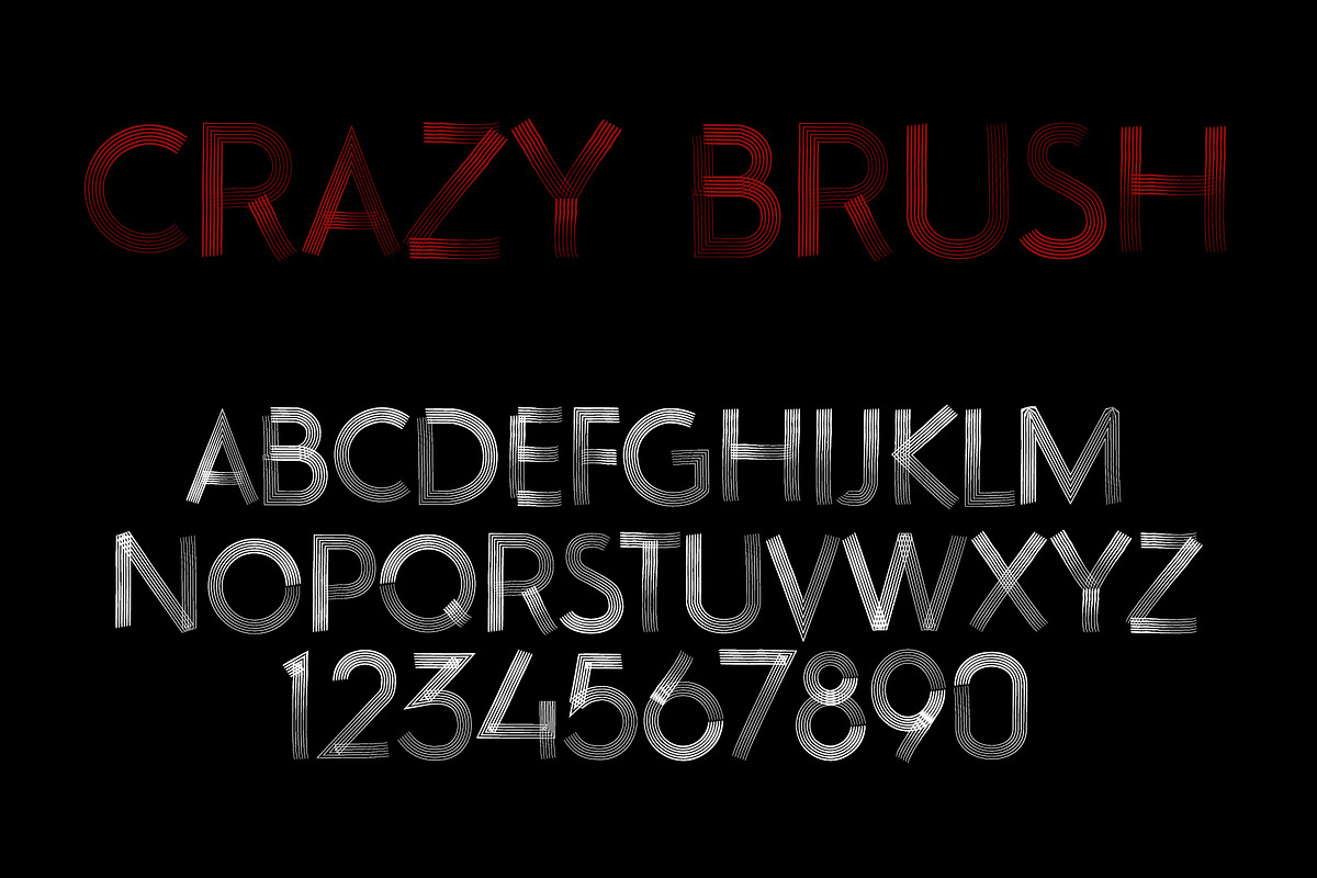 Crazy Brush Neue Font preview 2