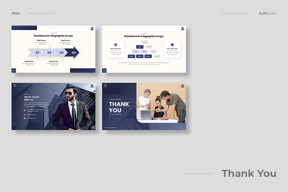 Annual Report Keynote Template, a Presentation Template by fluffstudio (Photo 6 of 6)