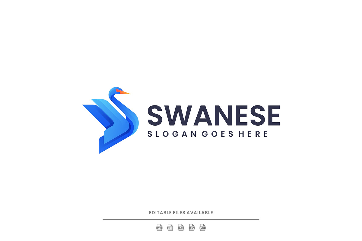 Gradient Modern Swan Logo Design, a Branding & Logo Template by Artnivora.Std (Photo 1 of 4)