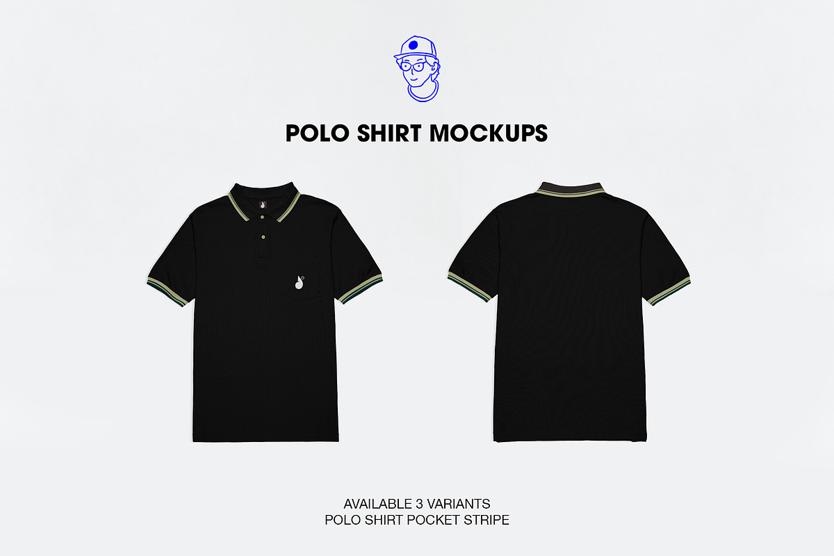 Polo Shirt Mockups, a Shirt Mockup by made_by_nope Creative Market