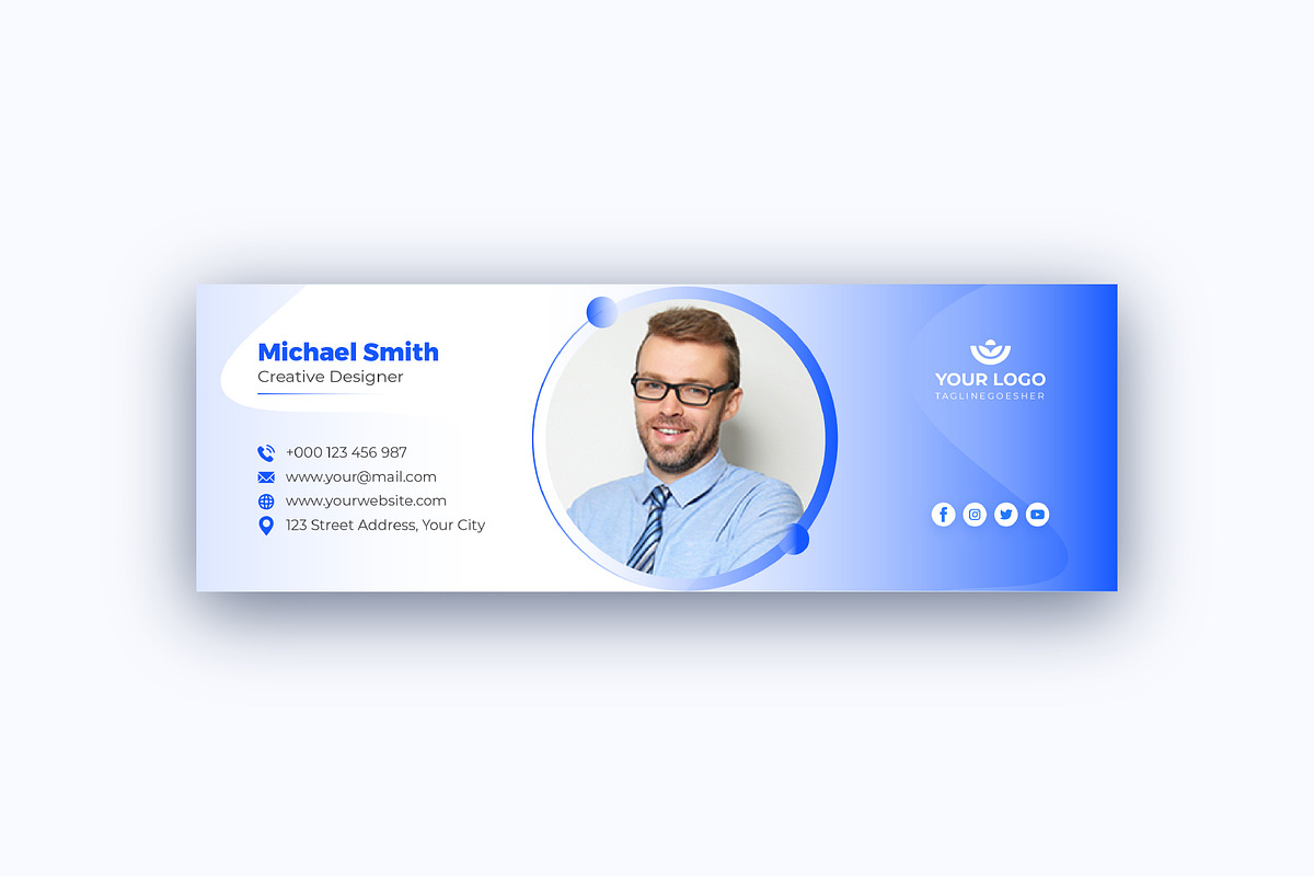 Email Signature Template, an Email Template by Mk_Studio (Photo 7 of 7)