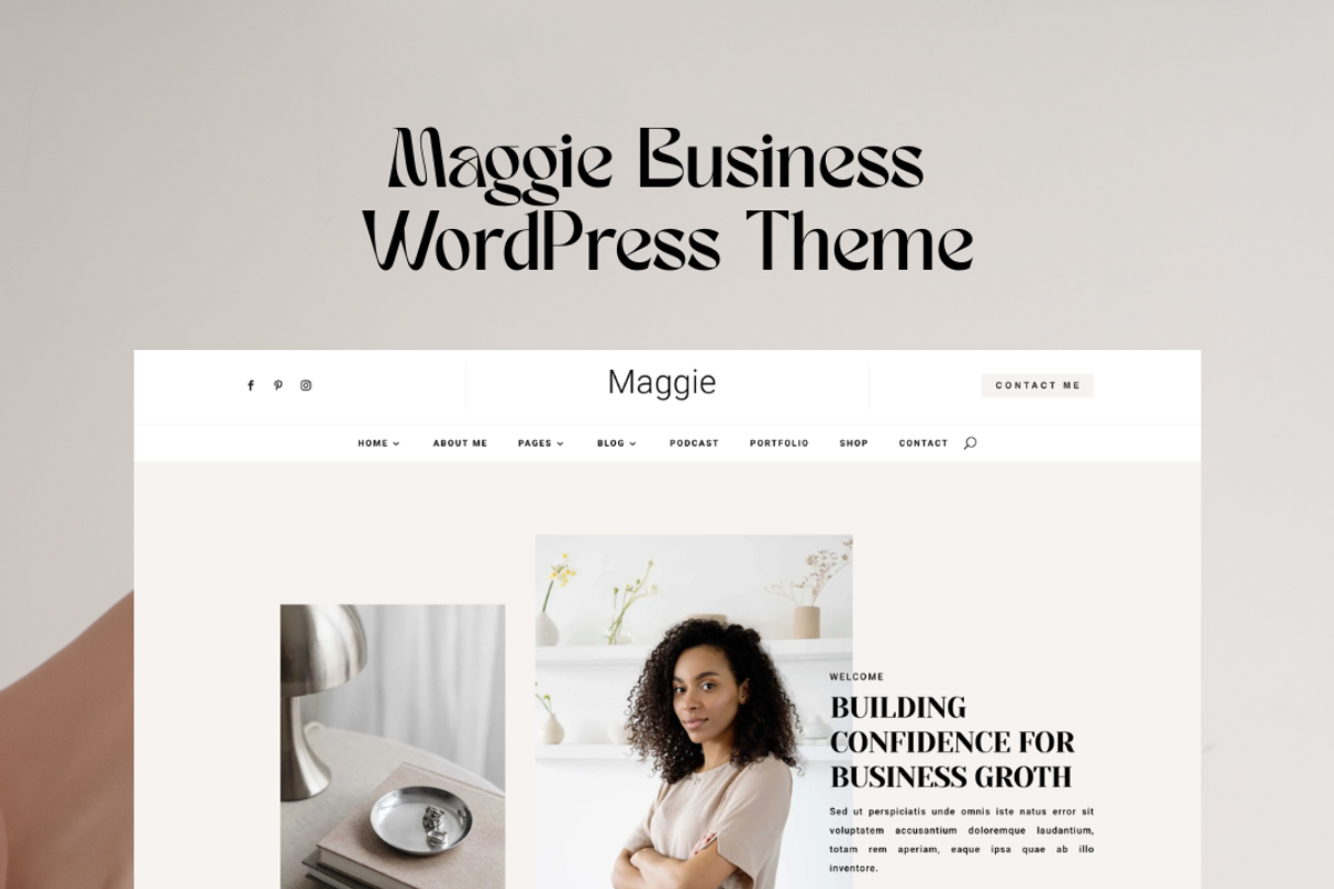 Coaching Maggie WordPress Divi 5, a WordPress Template by Lovely Confetti (Photo 5 of 5)