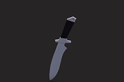 Low Poly Combat Knives Pack, an Object 3D Model by CreativeeArt (Thumbnail 7 of 25)
