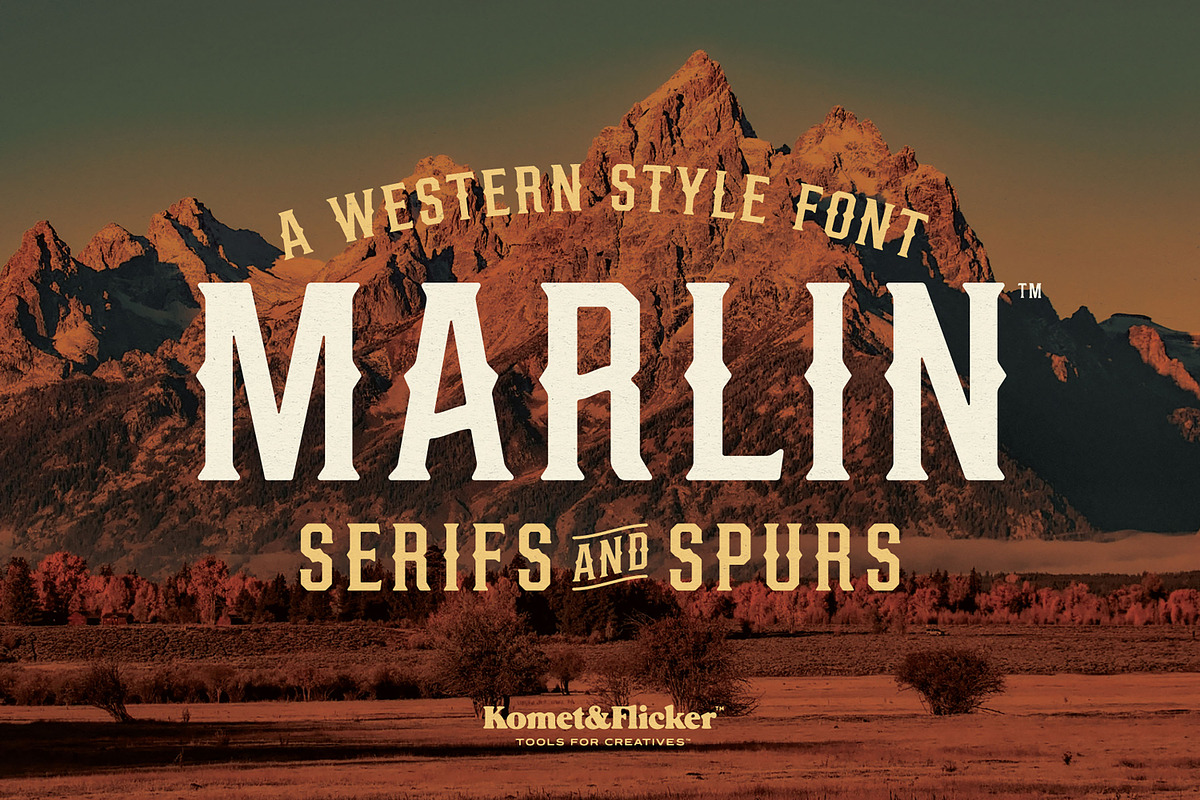 The Western Fonts Collection, a Serif Font by Komet & Flicker (Photo 9 of 13)