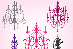 Chandelier Photoshop Brushes 2